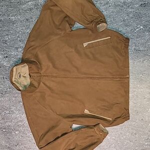 Robert Comstock Expedition. Faux-Suede bomber jacket. Like-new. Men's XL